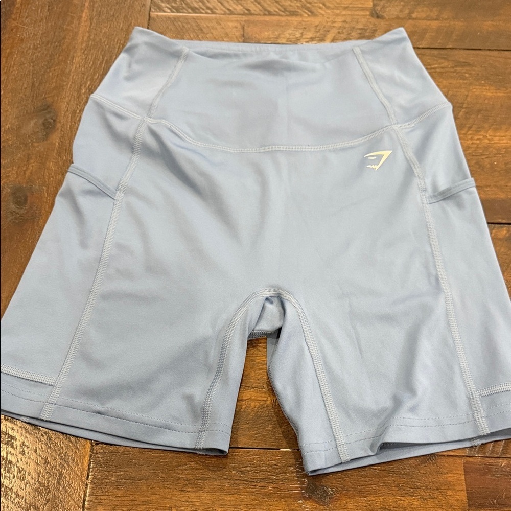 Gymshark medium Blue High-Rise Bike Shorts